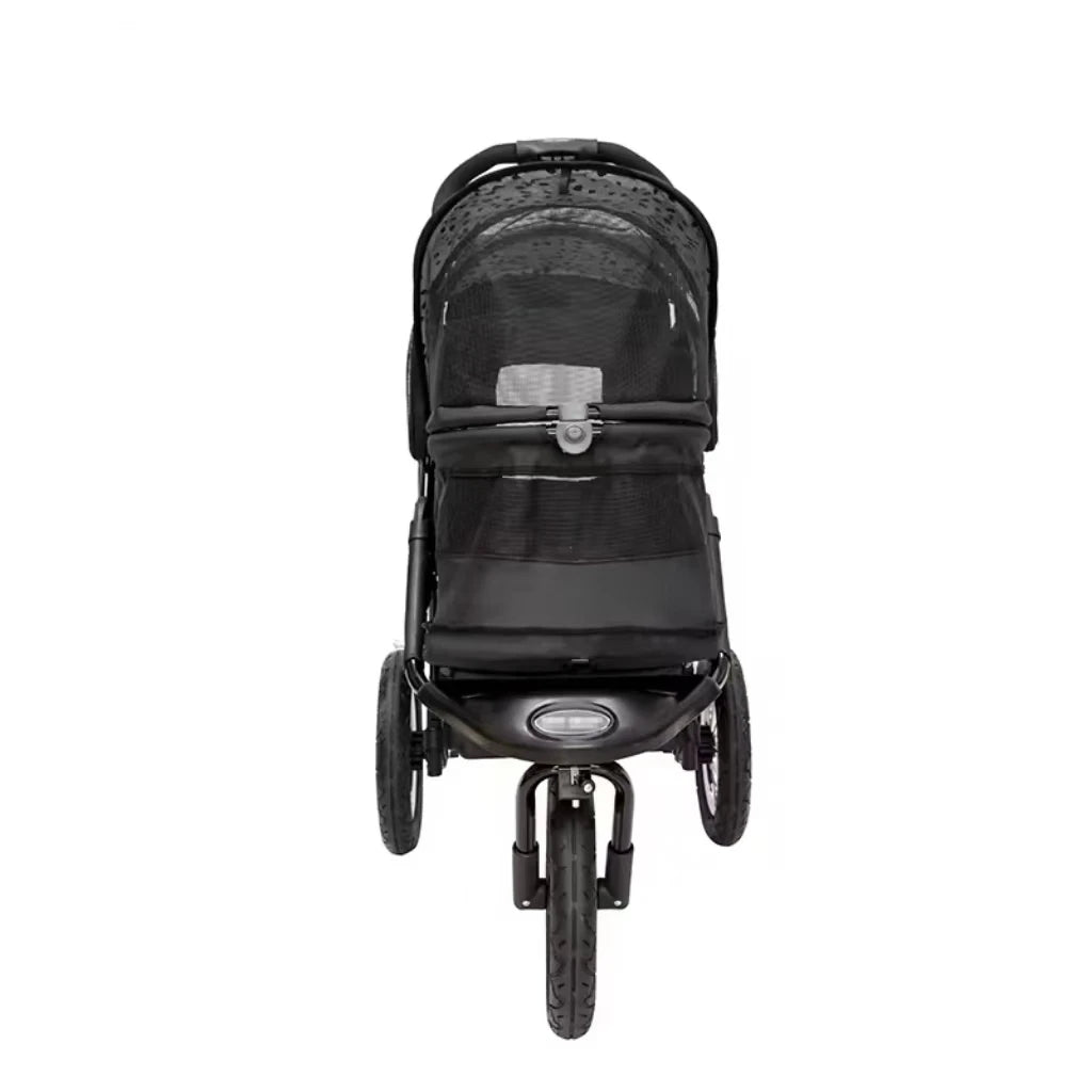 JXB Factory Price Outdoor Travel Carrier Universal Breathable Windproof Dog/Cat Stroller 3 Wheels Adjustable Pet Strollers