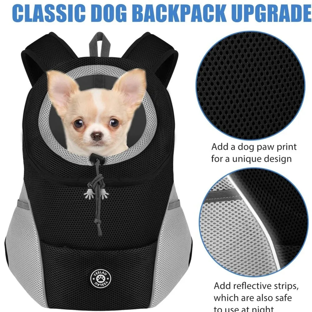 New Design Pet Sling Bag Breathable Front Carry Carrier Cats Small Dogs Hands Free Outdoor Travel Puppy Pack Supplies Backpack