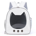 Pet Supplies Cat Carrier Bag PU Portable Travel Outdoor Backpack for Cat Small Dogs Transparent Breathable Carrying Shoulder Bag