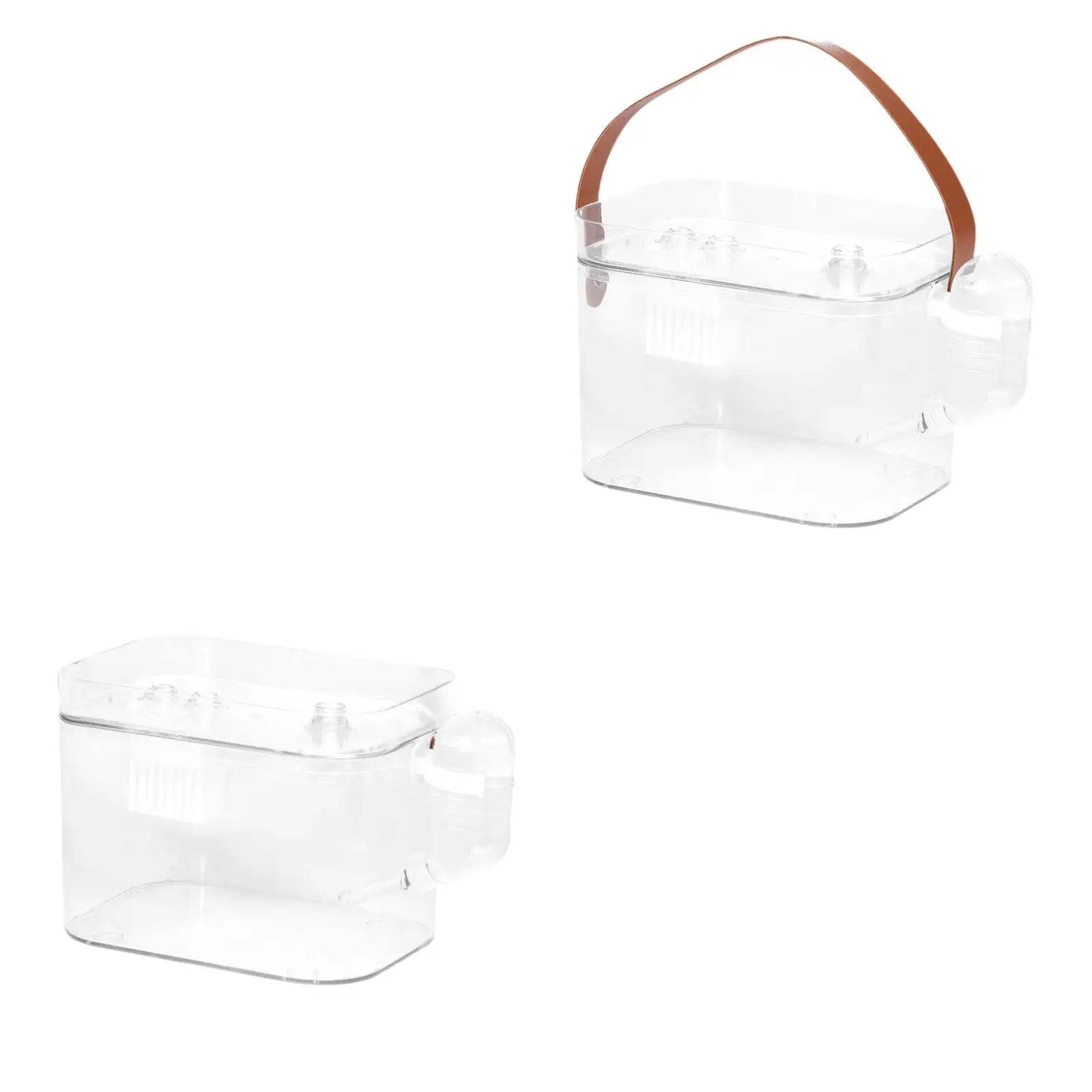 Portable Hamster Carrier for Small Pets Travel Case with Water Bottle for Mice And Gerbils