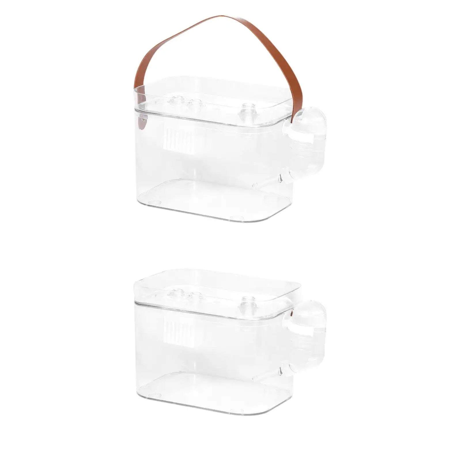 Portable Hamster Carrier for Small Pets Travel Case with Water Bottle for Mice And Gerbils