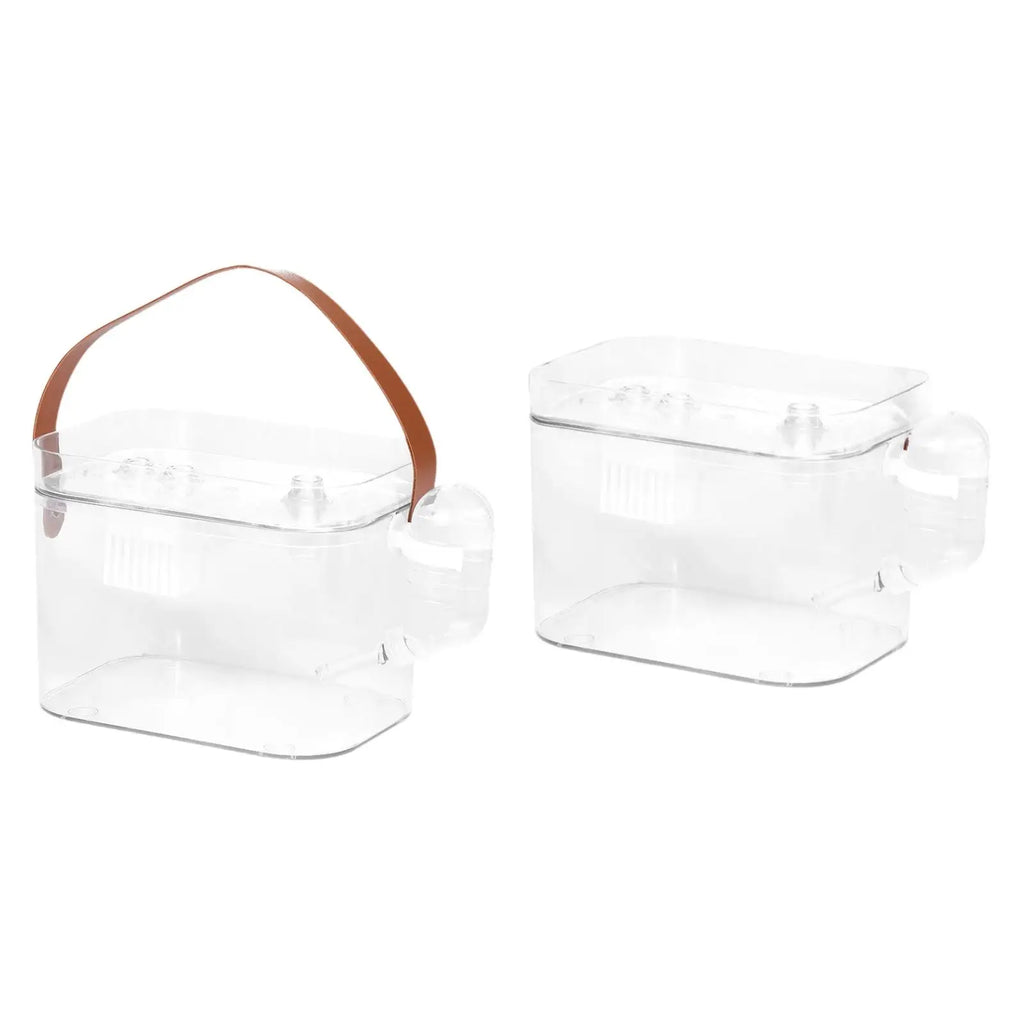 Portable Hamster Carrier for Small Pets Travel Case with Water Bottle for Mice And Gerbils
