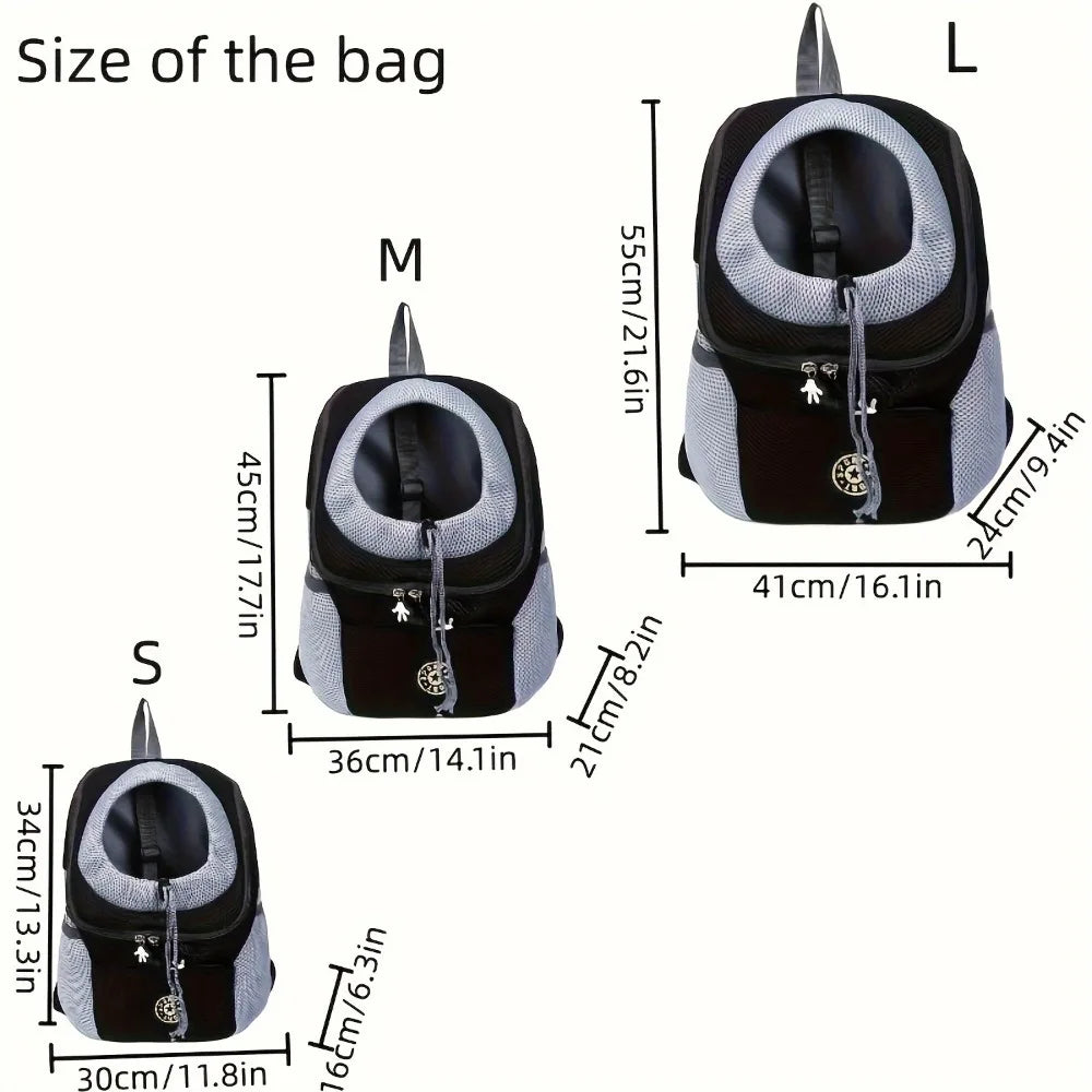 New Design Pet Sling Bag Breathable Front Carry Carrier Cats Small Dogs Hands Free Outdoor Travel Puppy Pack Supplies Backpack